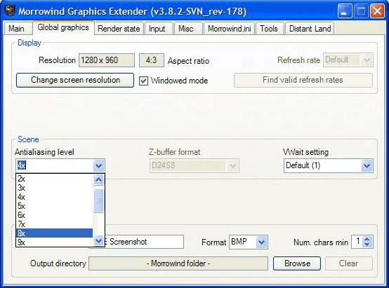 Morrowind Graphic Extender (MGE)