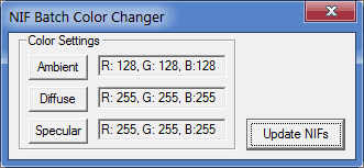 NIF Batch Color Changer