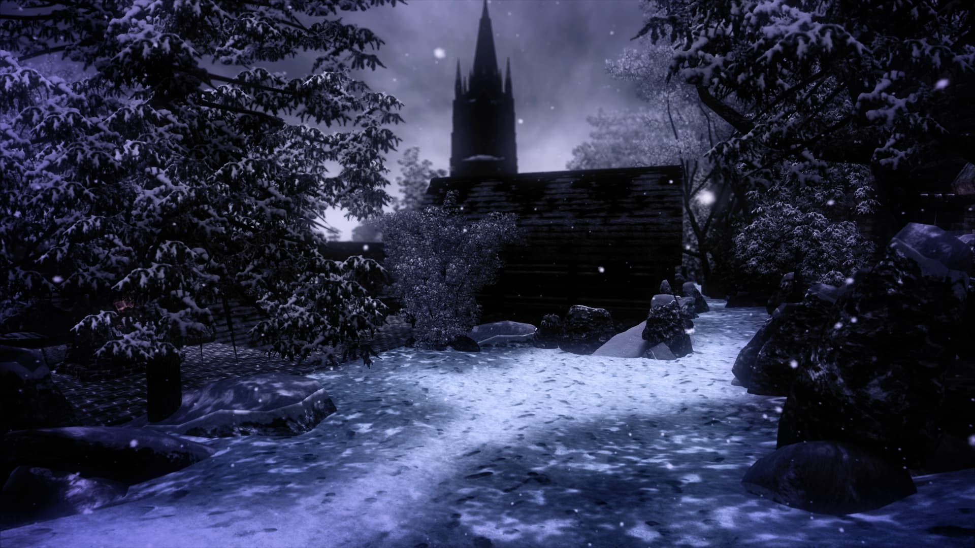 Snowy Road to Bruma