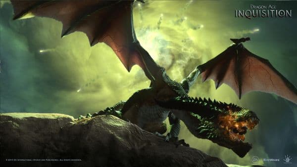 Dragon Age: Inquisition, скриншот, дракон