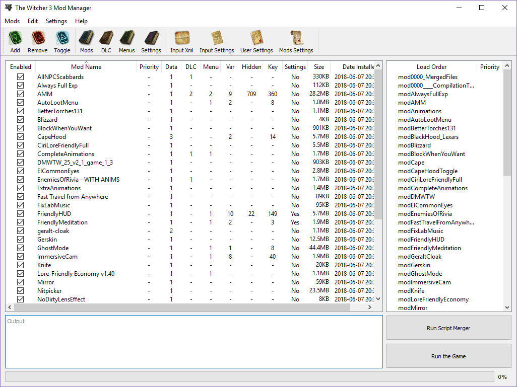 The Witcher 3 Mod Manager
