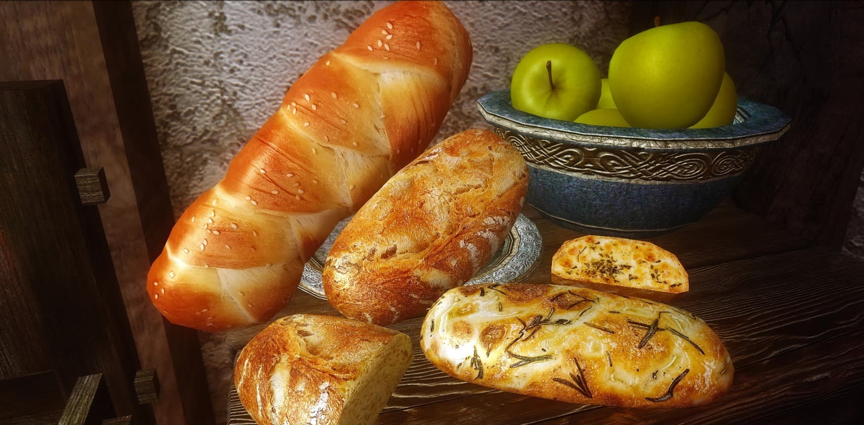 Хлеб с румяной корочкой