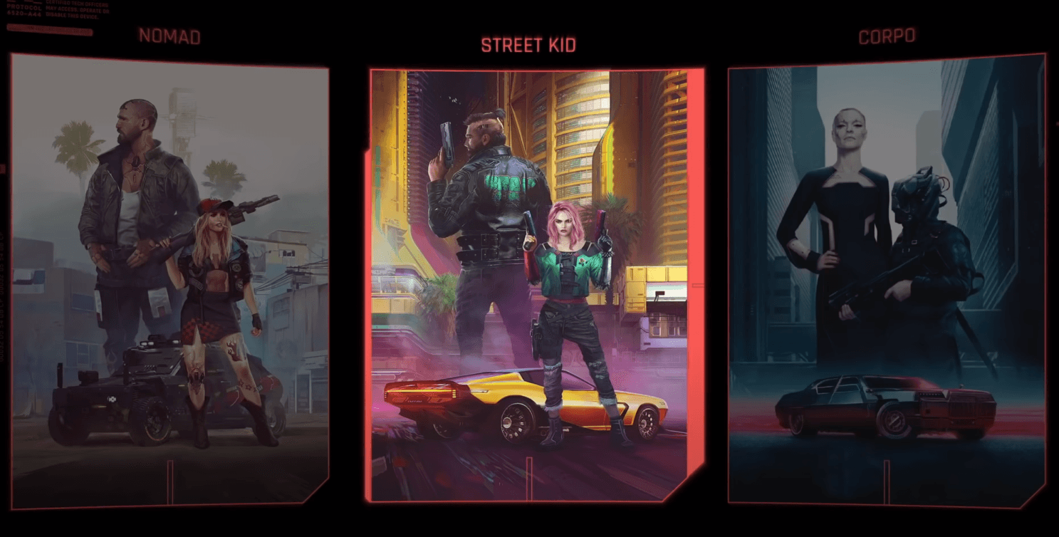 Cyberpunk 2077 — Трейлер трёх игровых прологов