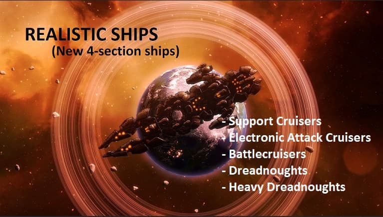 Extra Ship Components + Realistic Ships Compatibility Patch