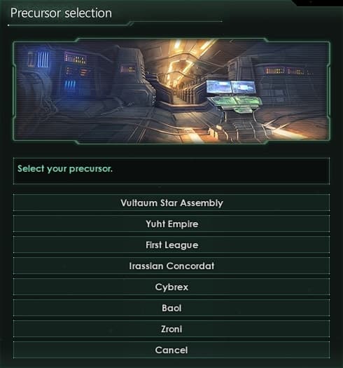 Known Precursor / Выбор предтечи