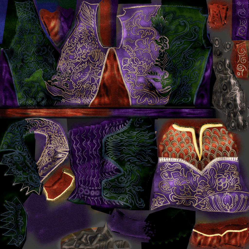 Slof's Sheogorath Outfit Upscaled Textures