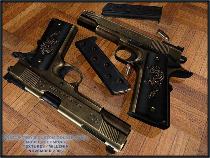 Золотой Кольт М1911А1