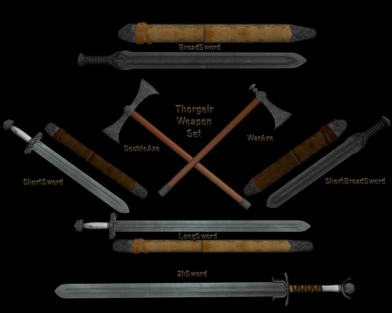 Shdw Weapon Set Thorgeir