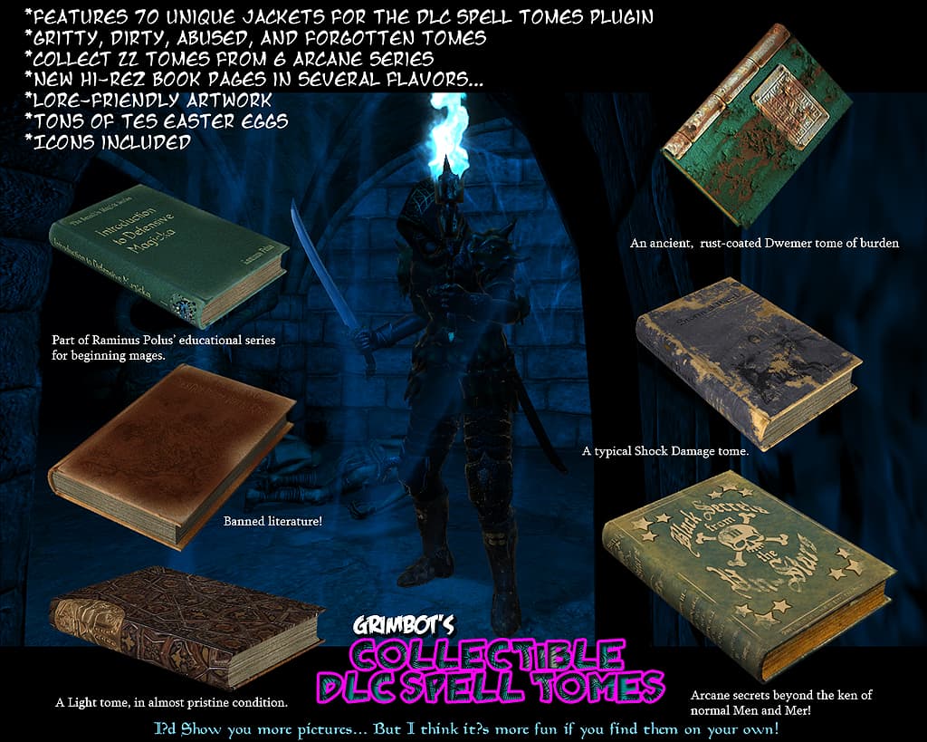 Grimbots DLC Book Jackets