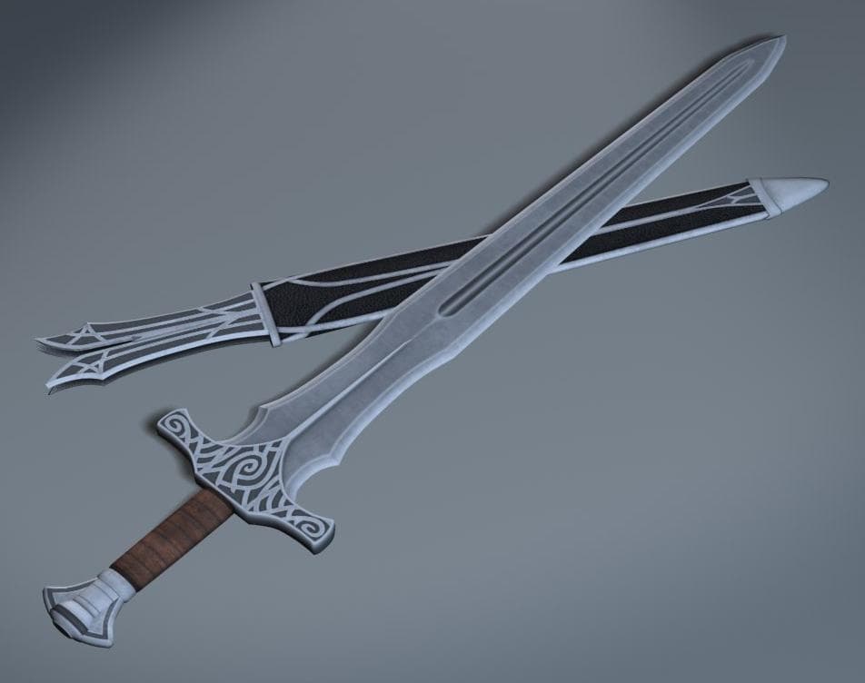 Skyrim Steel Sword / Скайримский стальной меч