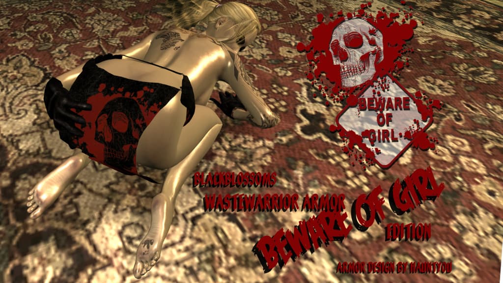BEWARE OF GIRL Edition Wastewarrior Armor