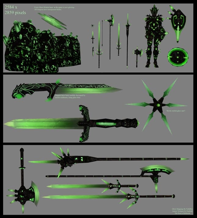 Glass Glowset