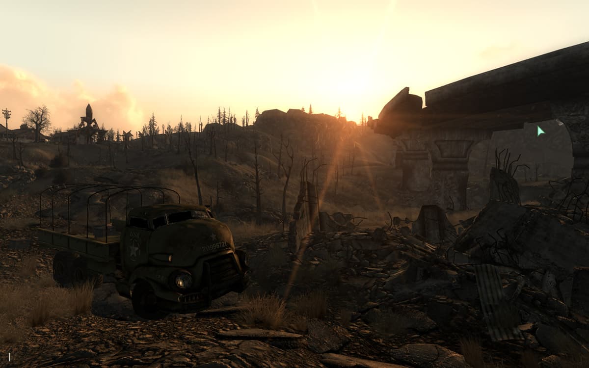 Atmospheric Sun Glare