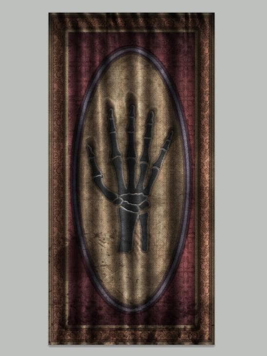 Dark Brotherhood Black Hand Tapestry Replacer