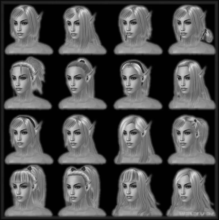 Corean Hair in Morrowind