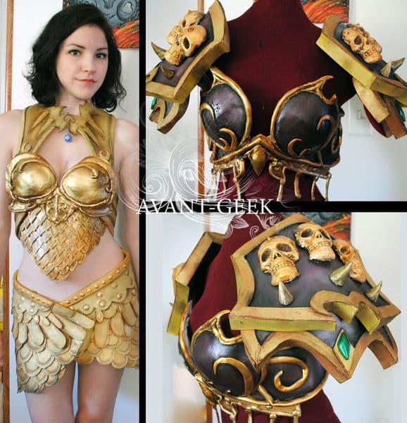 Golden Saint and Sylvanas Windrunner WIP