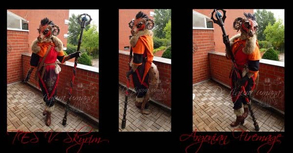Skyrim- Argonian Firemage