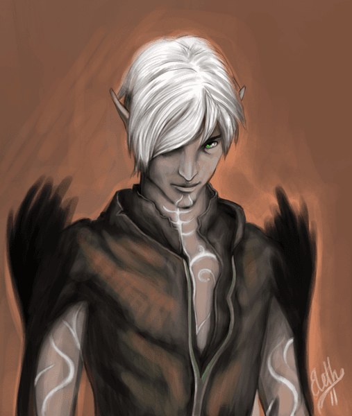 A smoldering fenris