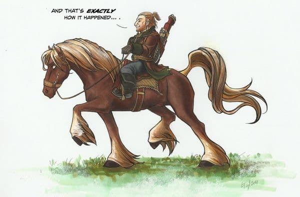 Da2 Horseback Varric