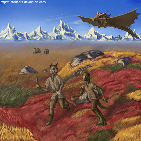 Dragon Over Tundra