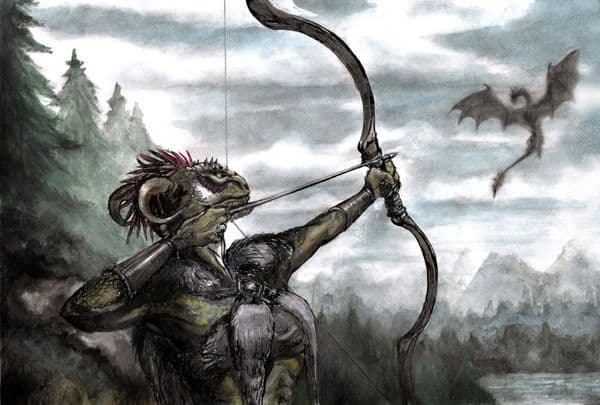 Lizard hunts Lizard