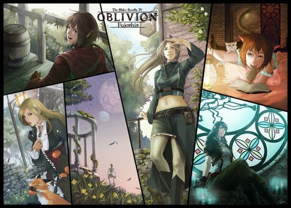 Oblivion kawaii art :3