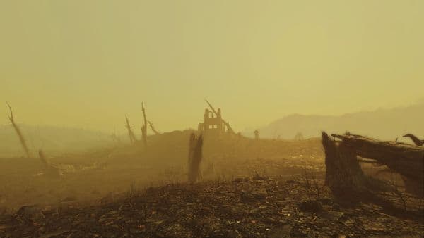 Glowing sea