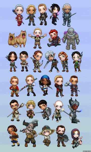 Dragon Age Chibi Set