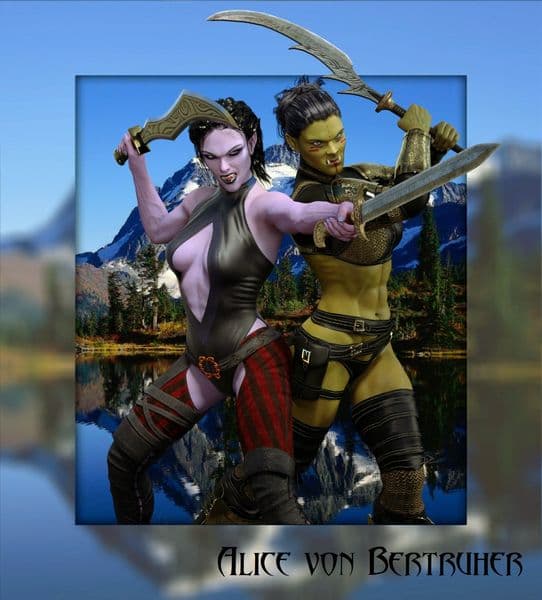 Skyrim Girls: Адренис и Урзулла