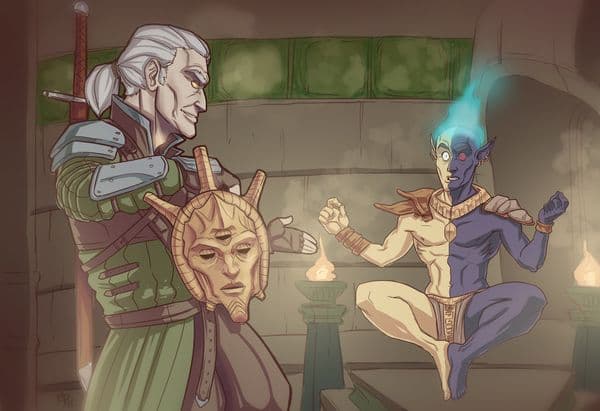 Wtcher and Vivec
