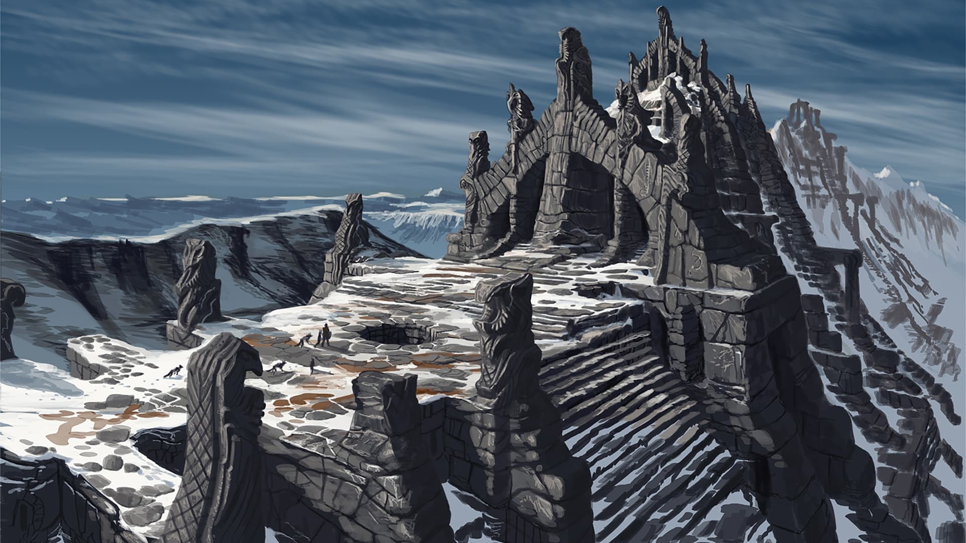 Новые обои и музыка для Skyrim