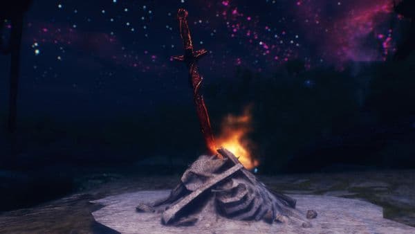 Dark souls bonfire