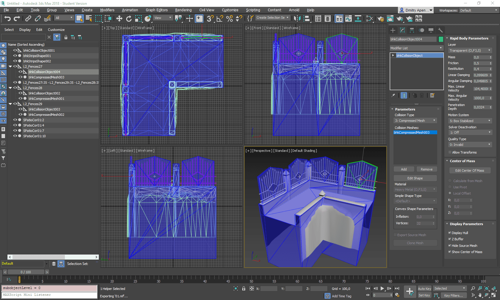 NIF плагин для 3Ds Max 2015 - 2018