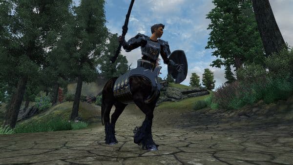 TES Oblivion - игра кентавром