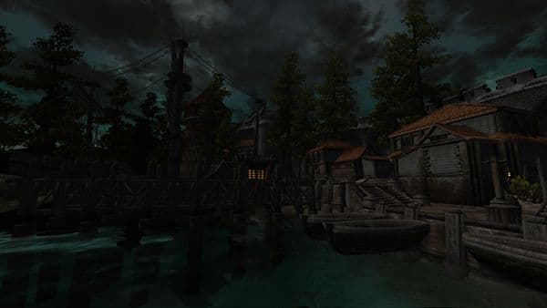 Anvil docks And stormy weather