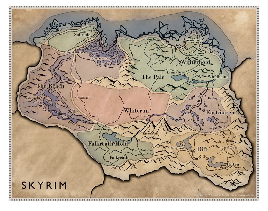 Факты о Skyrim