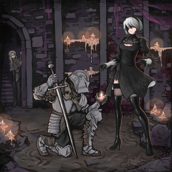 Dark Souls X Nier Automata