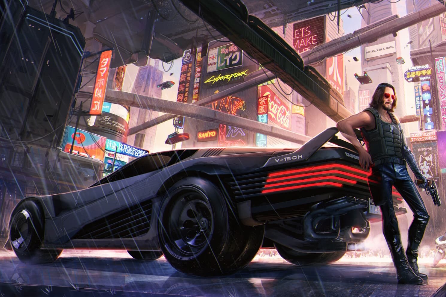 Cyberpunk 2077 — Транспорт мрачного будущего