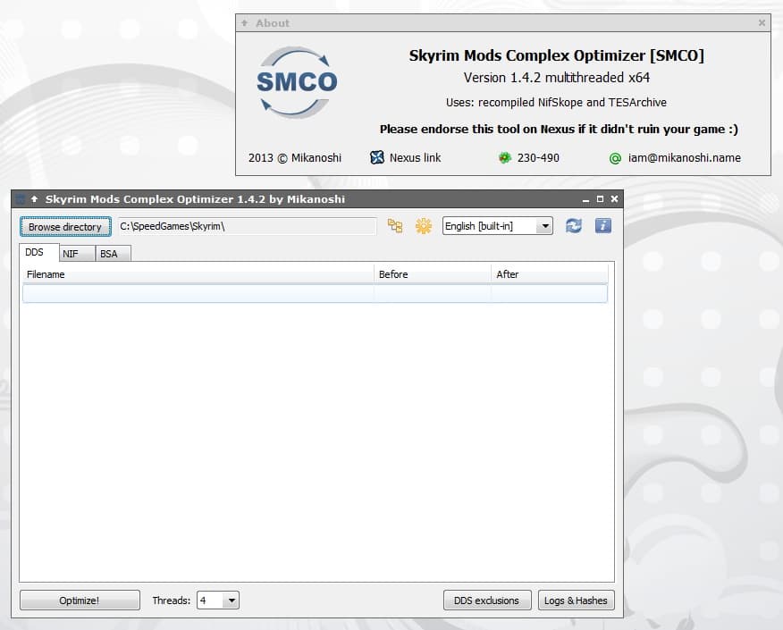 Skyrim Mods Complex Optimizer - SMCO