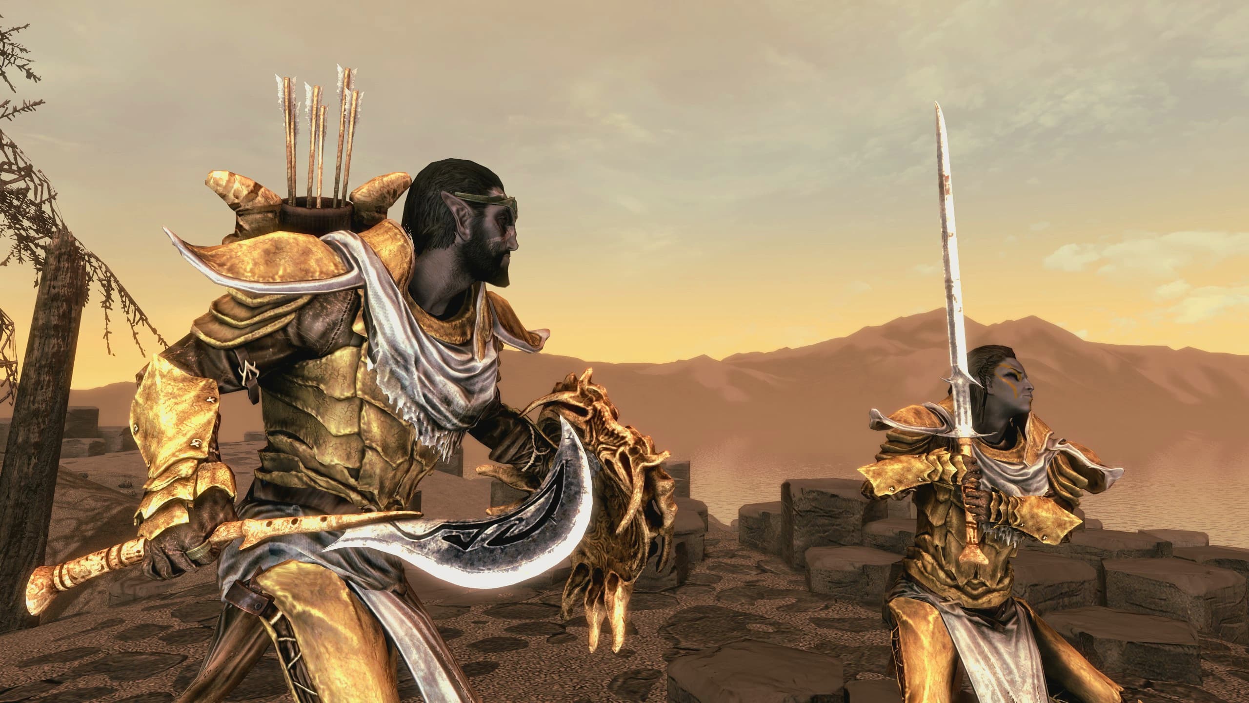 Beyond Skyrim Morrowind - Bonemold Weapon Pack