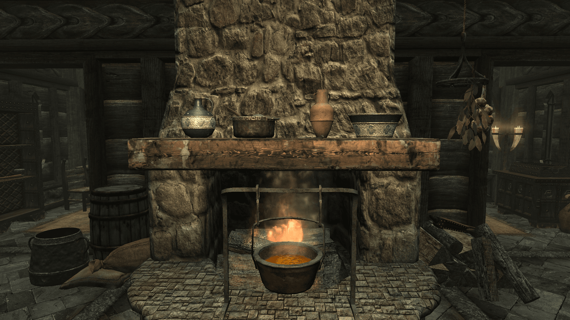 Завариваем чай и учим умения быстрее Skyrim LE(SE)